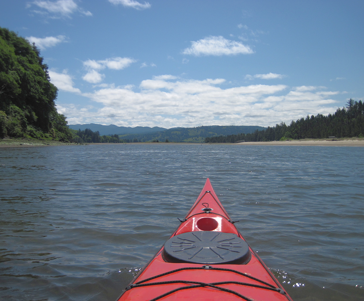 20 Paddling up Salmon River Oregon.JPG
